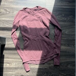 Women's Lululemon Long Sleeve Top - Mauve
